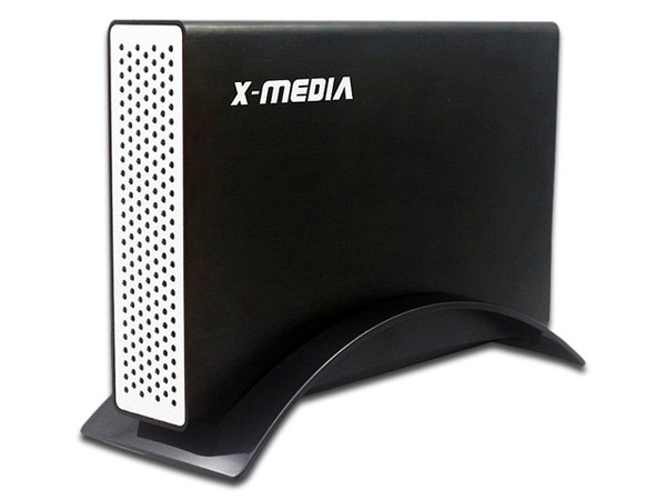 Gabinete XMedia para Disco Duro de 3.5", Convierte tu HDD (SATA) en un Disco Externo USB 3.0. Color Negro.