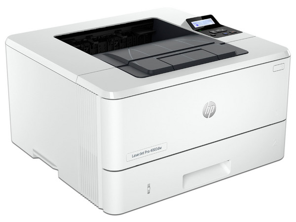 Impresora Láser Monocromática HP LaserJet Pro 4003dw, hasta 42 ppm, Resolución de 1200 x 1200 dpi, Wi-Fi, Bluetooth, Ethernet, USB. Color Blanco.