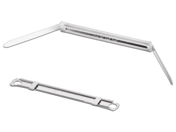 Broche BACO económico caja roja de 7cm, caja con 50 piezas. - imagen 2