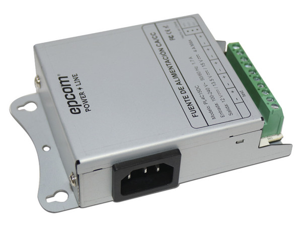 Fuente de Poder Metálica Epcom de 12 Vcc / 13.5 Vcc / 15 Vcc  para 4 Cámaras, 4 A. - imagen 2