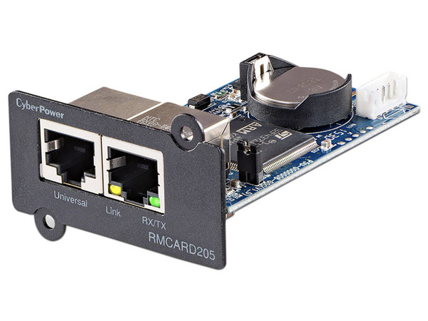 Tarjeta de red CyberPower RMCARD205 10/100Mbps para UPS OL,PR y OR series.