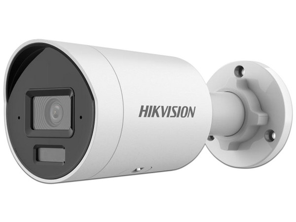 Cámara IP Tipo Bala Hikvision DS-2CD2043G2-LI2U de 4MP (2688 x 1520), Lente de 2.8mm, IR hasta 40m, IP67, Color Blanco.