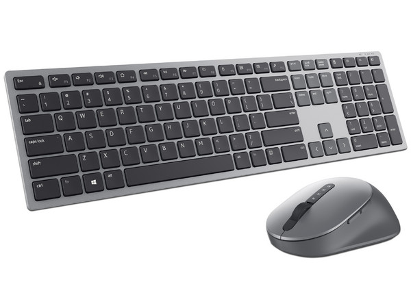 Kit Teclado y Mouse Dell Premier Wireless, español, color gris titanio - imagen 2