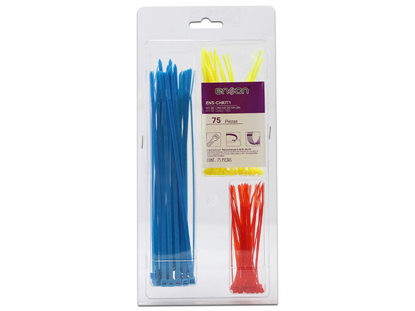 Kit de Cinchos Enson ENS-CHKIT1 de 75 Piezas. - imagen 3