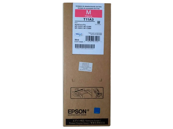 Bolsa de tinta Epson T11A320-AL, Color Magenta.