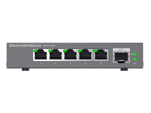 Switch Grandstream GWN7700M de 5 puertos 10/100/2500 Mbps y 1 puerto SFP+. - imagen 2