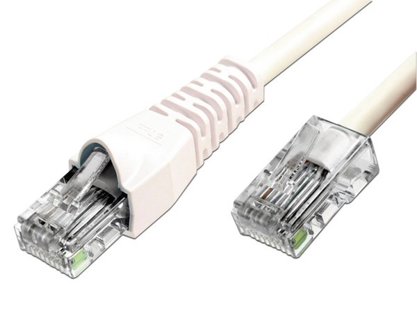 Cable de Parcheo Siemon MC5-03-02B, UTP Cat5e, RJ-45, T568B, 90cm. Color Blanco.