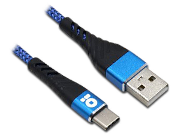 Cargador de Pared BRobotix 9633-32 con 1 salida USB de 5V - 2.1A, Incluye Cable USB tipo C, 1m, Color Azul. - imagen 3
