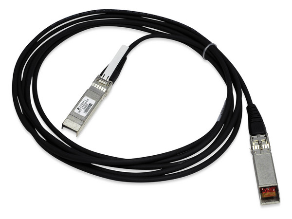 Cable de Conexión Directa Allied Telesis AT-SP10TW3 SFP+ Twinax, 10 Gbps, 3 m, Contactos Chapados en Cobre. Color Negro.