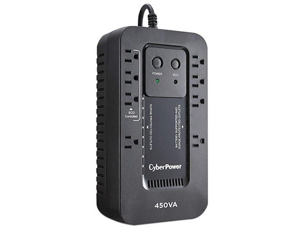 UPS CyberPower Ecologic EC450G  , 8 Contactos NEMA 5-15R , 450VA / 260W. - imagen 2