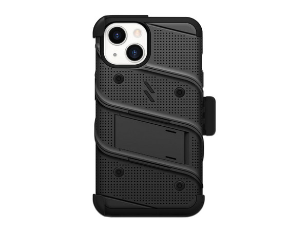 Funda ZIZO Bolt para iPhone 14 PLUS con clip y mica de pantalla, Color Negro. - imagen 2