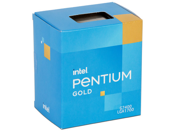 Procesador Intel Pentium G7400 de Doceava Generación, 3.70 GHz, con Intel UHD Graphics 710, Socket 1700, Caché 6MB, Dual-Core, 14nm.