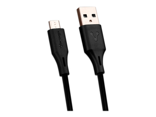 Cable Vorago CAB-M01B de Conector USB-A a Micro USB, 1m. Color Negro. - imagen 2