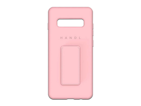 Funda HANDL Soft Touch Para Samsung S10 PLUS. Color Rosa.