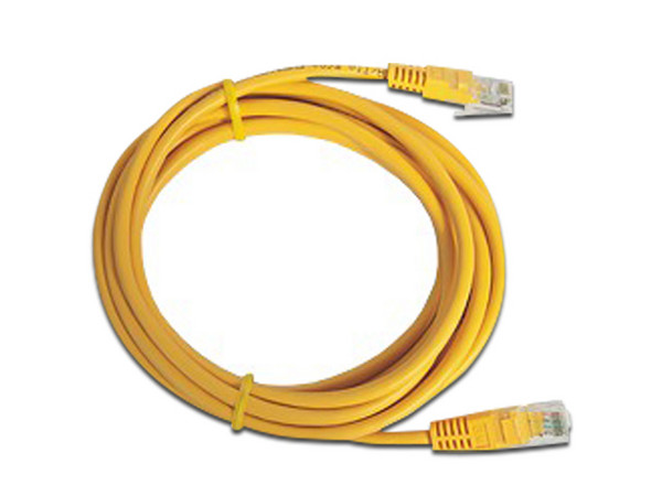 Cable de parcheo LinkedPro Cat6e UTP, 1.0m. Color Amarillo.