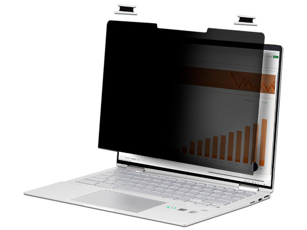 Filtro de Privacidad StarTech 14LT-PRIVACY-SCREEN, Compatibilidad para Laptops de hasta 14", Abatible, Con Reducción de luz Azul.