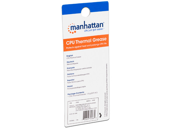Pasta Térmica Manhattan, para CPU, en jeringa de 1.5g. - imagen 3