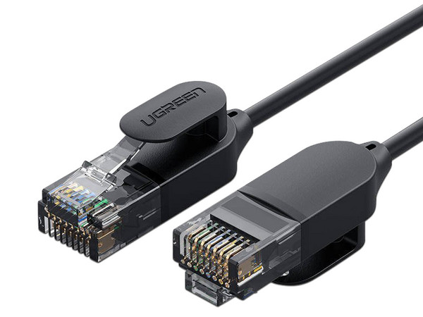 Cable de red UGREEN, Cat6a, UTP, RJ-45 (M-M), 2m. Color Negro.