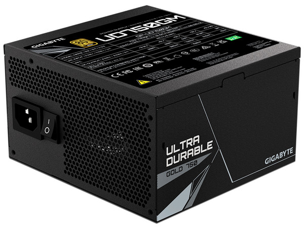 Fuente de Poder Modular Gigabyte UD750GM de 750W, ATX, 80 PLUS Gold.