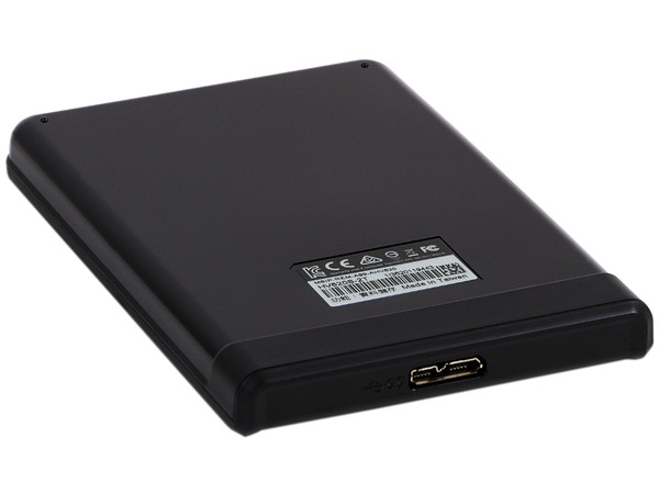 Disco Duro Portátil ADATA SLIM HV620S de 2TB, USB 3.1. Color Negro. - imagen 2