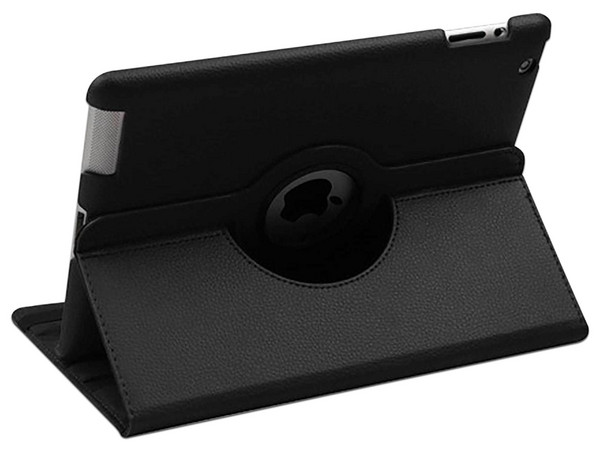 Funda Protectora Mybat Folio, Compatible con iPad 4, iPad 3 y iPad 2, Color Negro.