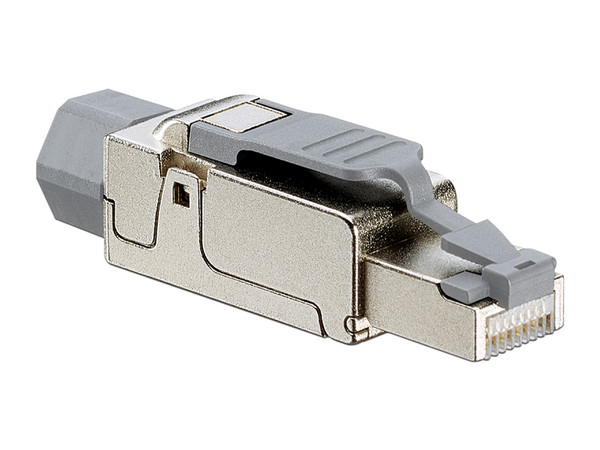 Plug Universal Leviton RJ-45 Cat6A, Blindado, Instalación sin herramienta.