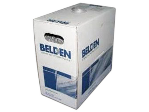 Bobina de cable Cat6 (UTP) Belden 2412 de 305m, Gris, 23AWG.