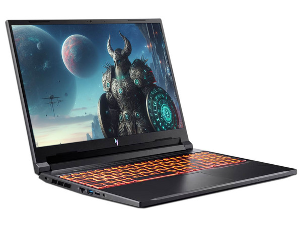 Laptop Gamer Acer Nitro V16: CPU AMD Ryzen 5 240 (hasta 5.0 GHz), Memoria de 16GB DDR5, SSD de 512GB, Pantalla de 16" LED WUXGA (1920 x 1200), 180Hz, Video NVIDIA GeForce RTX 5050 8GB, S.O. Windows 11 Home, Teclado Retroiluminado en Inglés. - imagen 2