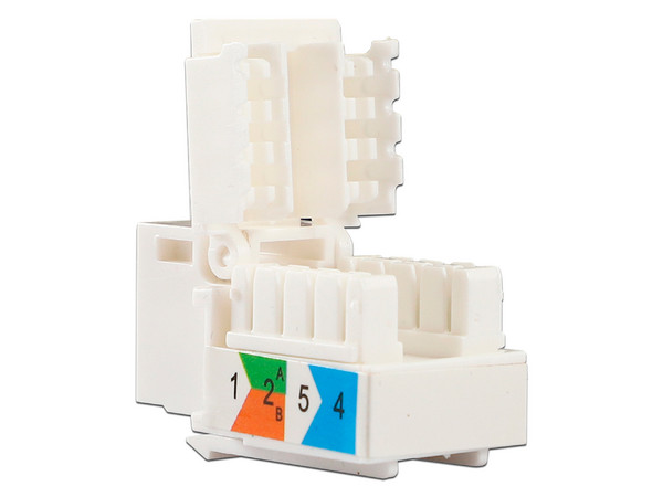 Conector Belden Jack RJ-45 Cat5e. Color Blanco. - imagen 3