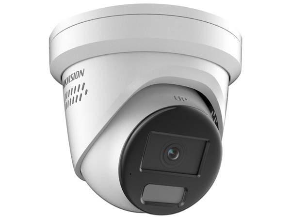 Cámara de Vigilancia tipo Domo Hikvision DS-2CD3386G2H-LISU de 8MP (3840 x 2160), IR hasta 40m, Micrófono Integrado, IP67.