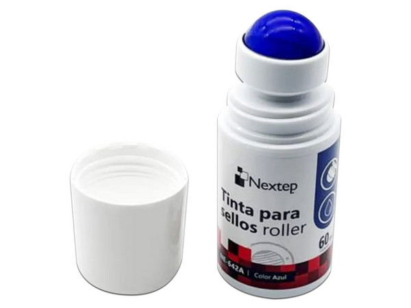 Tinta Nextep NE-642A Roller, Azul de 60 ml.