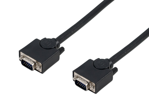 Cable para monitor SVGA HD 15 macho a HD 15 macho, 3m.