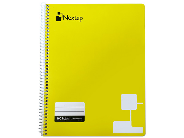Cuaderno Nextep NE-007C, Cuadro Chico C5, 100 Hojas, Espiral.