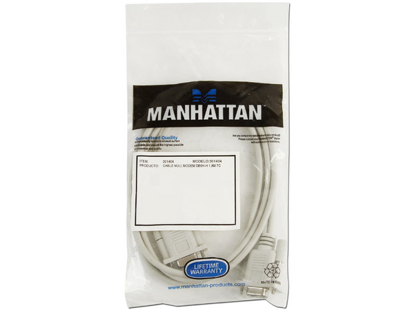  Cable Manhattan DB9 Hembra/DB9 Hembra, 1.8m. - imagen 2