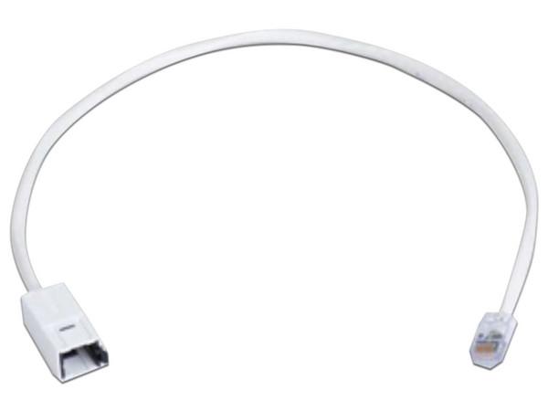 Plug Flexible Belden de Conector RJ-45 Hembra a RJ-45 Macho, Cat6A, Calibre 23AWG. Color Blanco.