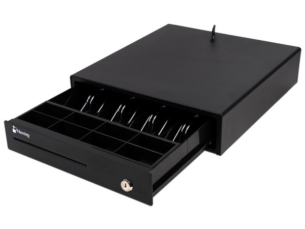 Cajón para Dinero Nextep NE-514 con 4 Compartimentos para Billetes y 8 Separadores para Monedas, RJ-11 - imagen 2