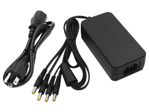 Fuente de Poder Epcom PLK12DC4CH de 12 Vcc para cámaras de vigilancia, 5 A. Color Negro.