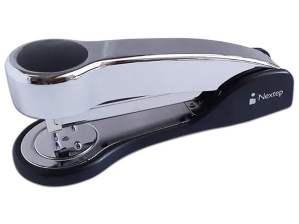 Grapadora de Golpe Nextep Metálica Tira Completa para 35 Hojas.