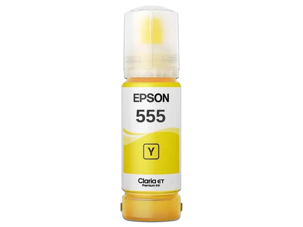 Botella de Tinta Epson T555420-AL. Color Amarillo.