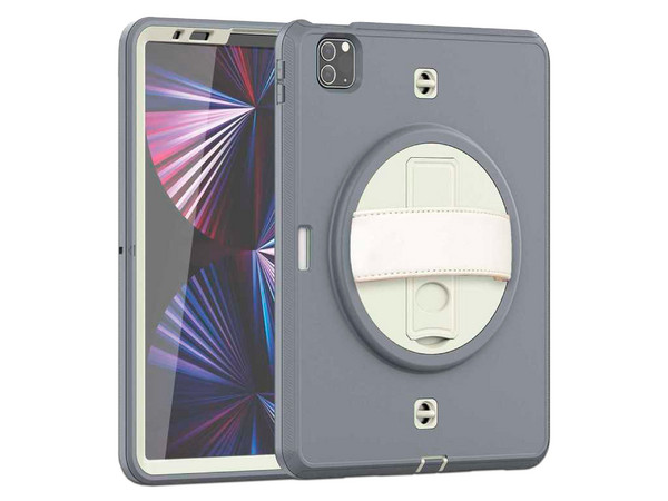 Funda Tekku Handstrap para iPad Air 5, Air 4 y iPad Pro 11. Color Gris. - imagen 2