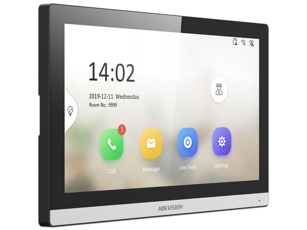 Monitor IP Hikvision DS-KH6350-WTE1 de 7", Compatible con Videoportero IP, Apertura Remota, Color Negro. - imagen 2