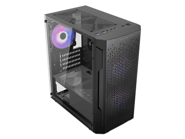 Gabinete Balam Rush Artic, Micro-ATX, Micro Tower, (no incluye fuente de poder). Color Negro. - imagen 3