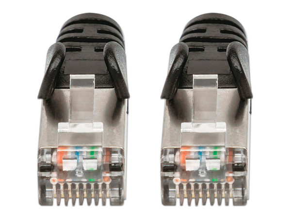 Cable de red INTELLINET, Cat6a, UTP, RJ-45 (M-M), 3m, Negro. - imagen 3