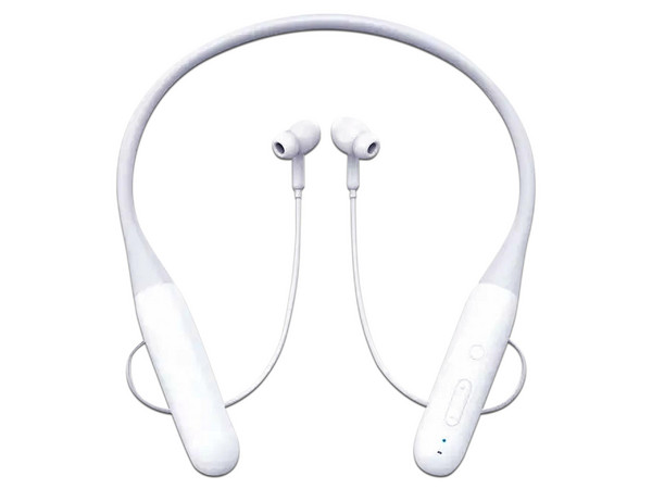 Audífonos Inalámbricos BRobotix 6005903 Con Banda Para Cuello, Bluetooth, Color Blanco.