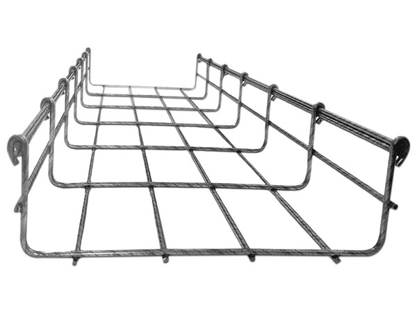 Charola tipo malla Charofil MG-50-933BM de 66/200 mm para Instalación en Exterior o Interior, Extrema Resistencia y Durabilidad. Hasta 210 cables Cat6 (Tramo de 3 metros).