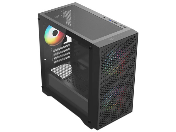Gabinete Gamer Balam Rush Carbono AirCool 4000A, Mini-Tower, Micro-ATX, (No Incluye Fuente de Poder). Color Negro. - imagen 2