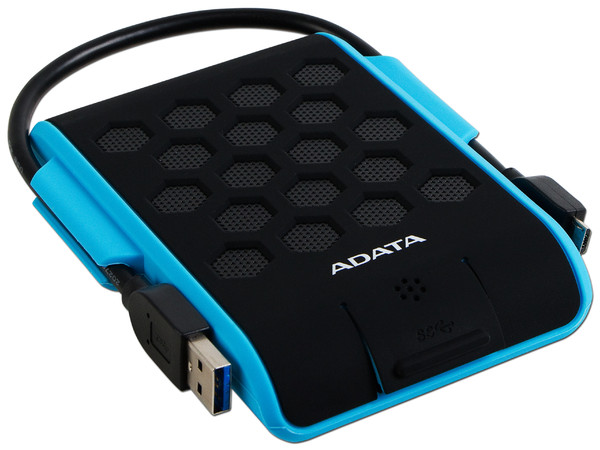 Disco Duro Portátil ADATA HD720 de 1 TB a prueba de polvo, agua y golpes, USB 3.0. Color Azul