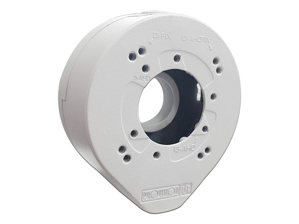 Caja Provision ISR para ocultar conexiones de cámaras. Color blanco (pequeña).