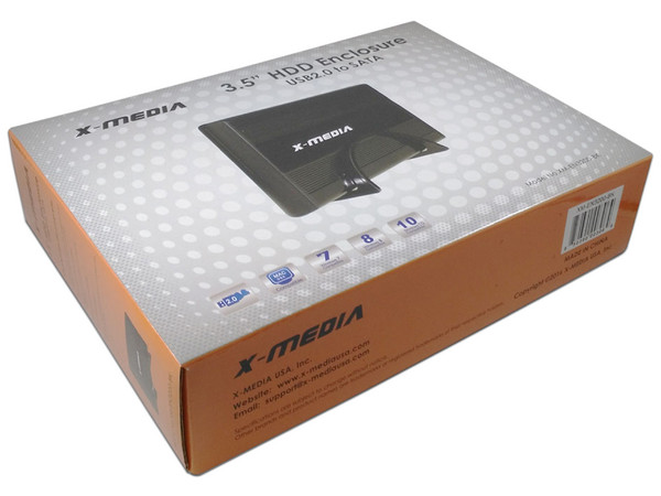 Gabinete X-Media para Disco Duro de 3.5", Convierte tu Disco Duro Interno (SATA) en un Disco Externo USB 2.0. Color Negro. - imagen 2