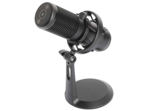 Micrófono Manhattan 102674, Respuesta de Frecuencia 20Hz - 20kHz, Iluminación LED, USB, Color Negro. - imagen 2